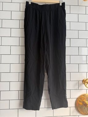 kate spade Black Women’s Cropped Elastic-Waist Pants